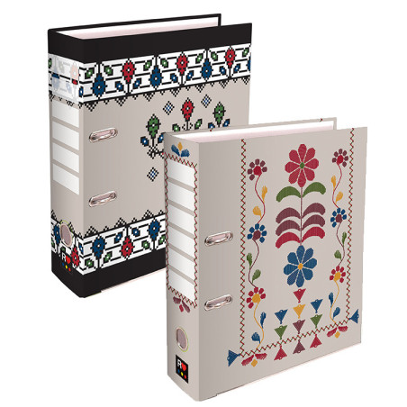 Biblioraft cartonat A4 80mm Ethno Pigna