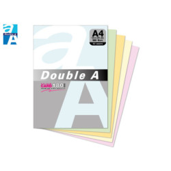 Hartie color A4 80gr/mp 100coli/top Asortat Double A Pastel