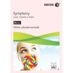 Hartie copiator asortata pal 5 culori A4 Xerox