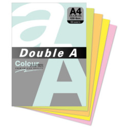 Hartie color A4 80gr/mp 100coli/top Asortat Double A Intens