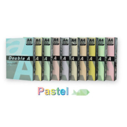 Hartie color A4 80gr/mp 100coli/top Double A Pastel