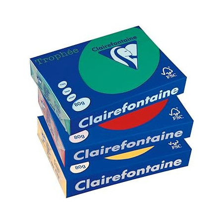 Hartie color intens A4 80 g/mp 500/top Clairefontaine