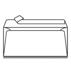 Plic DL (110x220 mm) alb siliconic