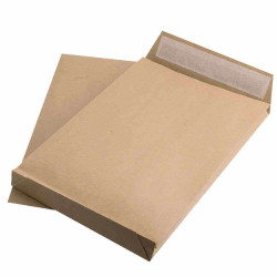 Plic B5 (176x250mm) kraft siliconic cu burduf