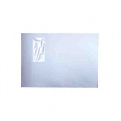 Plic C4 (229x324mm) alb siliconic cu fereastra dreapta