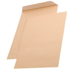 Plic E4 (280x400mm) kraft siliconic cu burduf