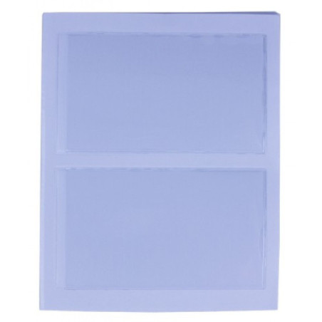 Buzunar autoadeziv pt carti de vizita, acces lateral, 55 x 95mm, 20/set