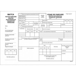 Foaie parcurs persoane A4