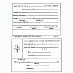 Dispozitie plata catre casierie A6