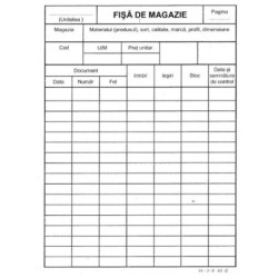 Fisa magazie A5 duplex 250g