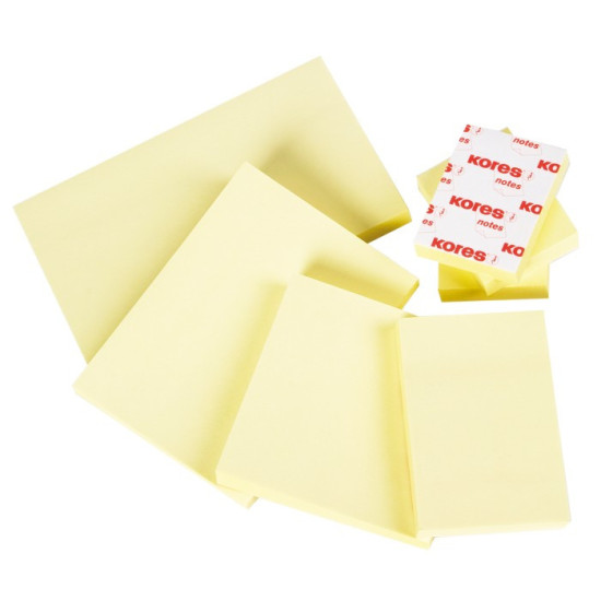 Notes adeziv 76x125mm Kores