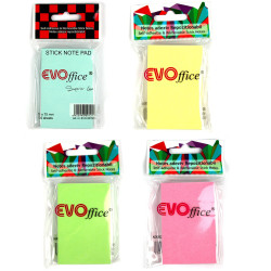 Notes autoadeziv 76x50mm 100 file pastel