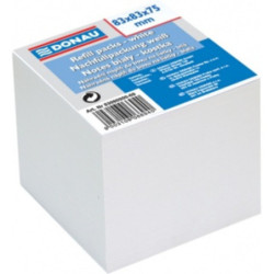 Rezerva alba cub hartie 83x83x75mm Donau