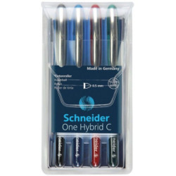Set 4 roller cu cerneala Schneider One Hybrid C