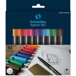 Set 10 liner 0.4mm Schneider Topliner 967