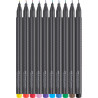 Liner 0.4mm 10 culori/set Grip Faber-Castell