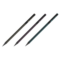 Creion grafit Grip Sparkle Midnight Faber-Castell