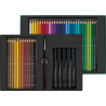 Set cadou 40 buc creioane colorate A.Durer + 5 Pitt Artis Pen+ pensula Faber-Castell