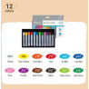 Creioane ulei pastel 12 culori Dmast by Pebeo
