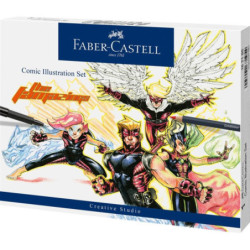 Set Comic Illustration 15 Piese Faber-Castell