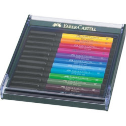 Cutie 12 Culori Pitt Artist Pen Nuante Basic Faber-Castell