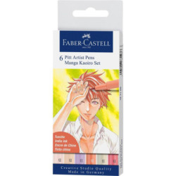 Pitt Artist Pen Manga Set 6 Kaioro 2019 Faber-Castell