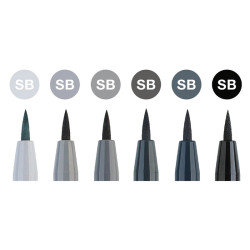 Pitt Artist Pen Soft Brush Gri Cald I Faber-Castell