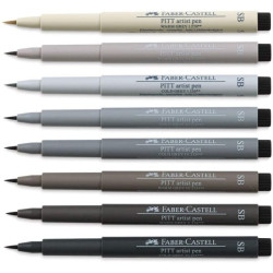 Pitt Artist Pen Soft Brush Gri Cald I Faber-Castell