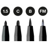 Pitt Artist Pen Set 4 buc 1.5, C, B, FM Faber-Castell