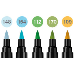 Pitt Artist Pen Dual Marker set 5 culori Animals Faber-Castell