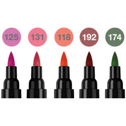 Pitt Artist Pen Dual Marker set 5 culori Flowers Faber-Castell