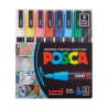 Marker 0.9-1.3 mm 8 culori UNI PC-3M Posca
