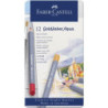 Creioane Colorate Aquarelle 12 Culori Goldfaber Cutie Metal Faber-Castell