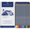 Creioane Colorate Aquarelle 12 Culori Goldfaber Cutie Metal Faber-Castell