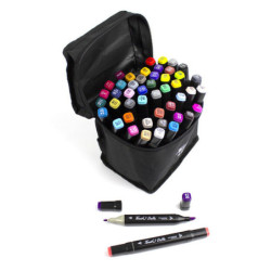 Set 48 markere 2 capete Sketching Touch