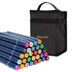 Set 30 markere 2 capete Sketching Deli