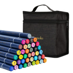 Set 40 markere 2 capete Sketching Deli