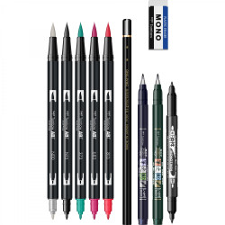 Set Caligrafie Avansati Tombow Lettering