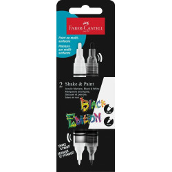 Set 2 markere acrilice Faber-Castell