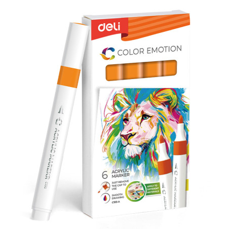 Marker acrilic Color Emotion Deli