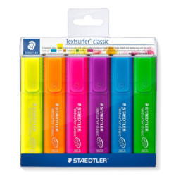 Set 6 textmarker Staedtler Classic