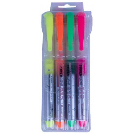 Textmarker lichid 4 culori/set