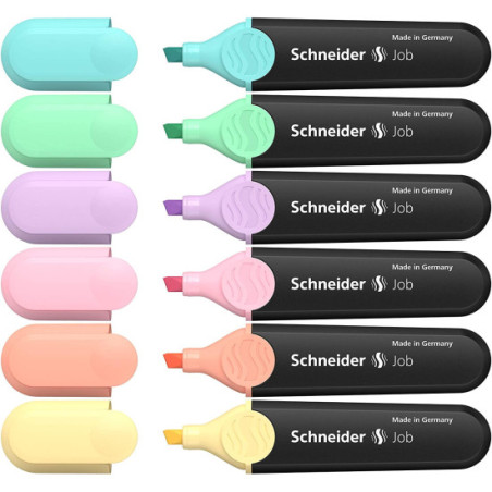 Textmarker pastel Schneider Job