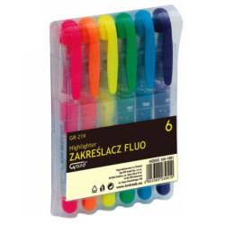 Textmarker lichid 6 culori/set