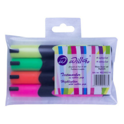 Set 4 textmarker Willgo