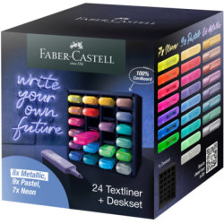 Textmarker 24 culori Faber-Castell