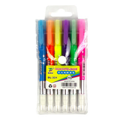 Set 6 textmarker cu stergere Economy 331