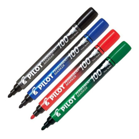 Marker permanent varf rotund Pilot 100
