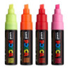 Marker culori fluorescente varf 8mm UNI Posca PC-8K