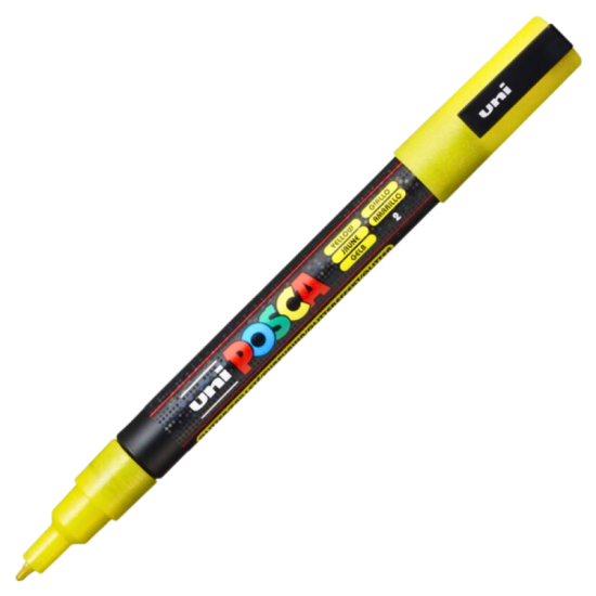 Marker cu scilipici varf 0.9-1.3 mm UNI Posca PC-3M